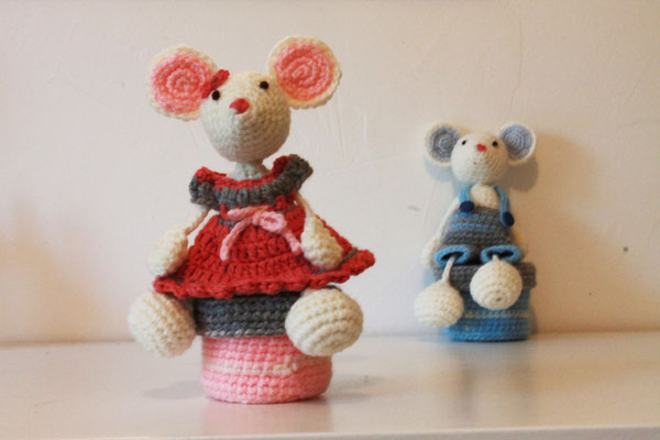 boite souris amigurumi