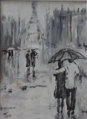 Romanze im Regen
