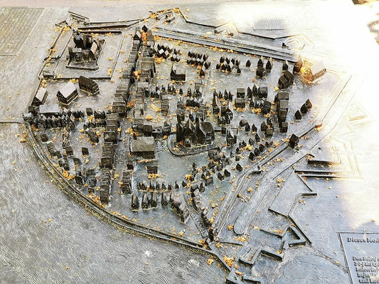 Nienburg von oben