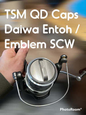 TSM QD Caps Daiwa Entoh Emblem 45 SCW Crosscast