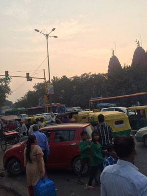Chaos in Delhi