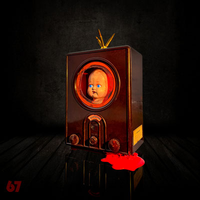 'Propaganda' assemblage artwork by Jürgen Klöck, 2025