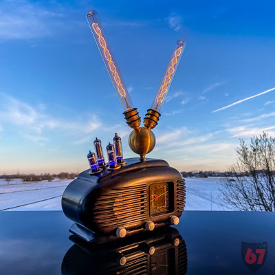 1953 Tesla Talisman Tube Radio upcycling artwork - Jürgen Klöck - 2021