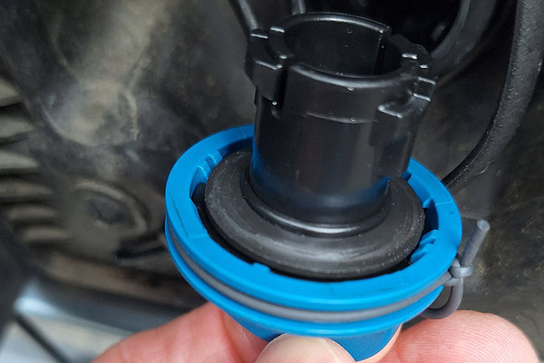 ADBlue-Tankdeckel - gereinigt