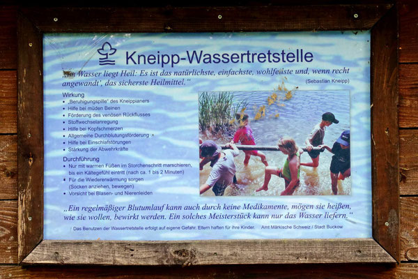 Kneipp-Stelle im Schlosspark