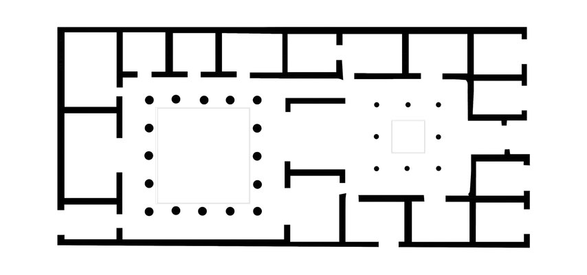 DOMUS_SCAPE3D: pianta della domus