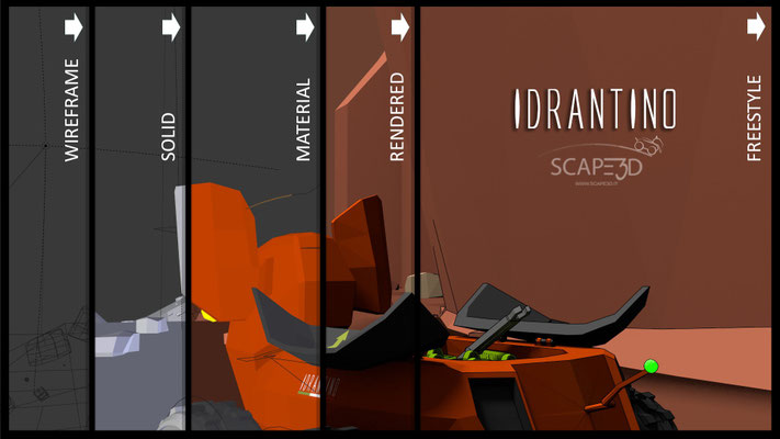 IDRANTINO SCAPE3D_BLENDER RENDER