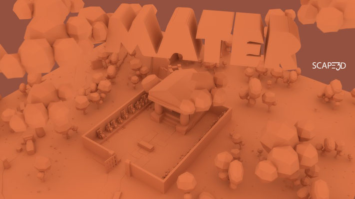 #MATERSCAPE3D scenografia 3d