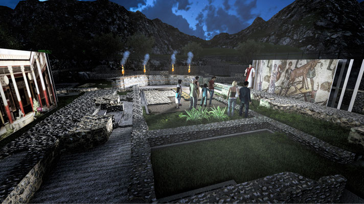 SCAPE3D_Jovis: vista esterna area archeologica