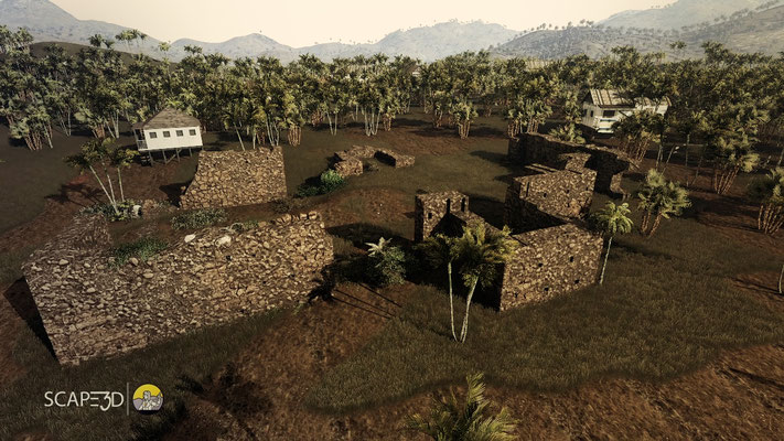 Ermita San Antonio de Padua: Ruinas_SCAPE3D