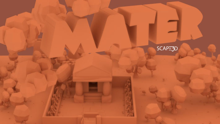 #MATERSCAPE3D scenografia 3d