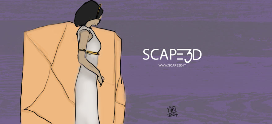 SCAPE3D_MATER arte grafica: Fanciulla