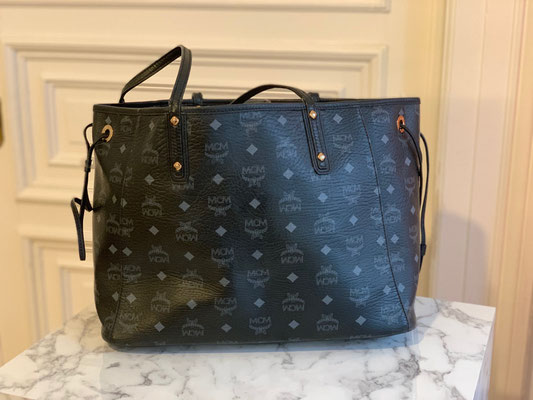 Mcm Shopper Mcm Tasche Visetos Schwarz Mcm Shopper Handtasche