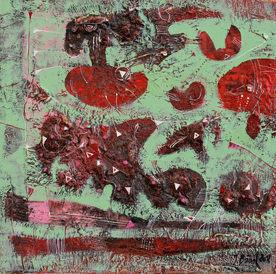 Tarantella, 2012, Mischtechnik auf Hartfaser, 31 x 31 cm