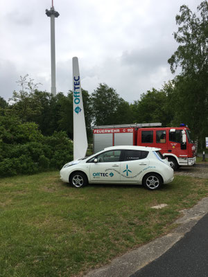 Der Nissan Leaf auf dem GreenTEC Campus