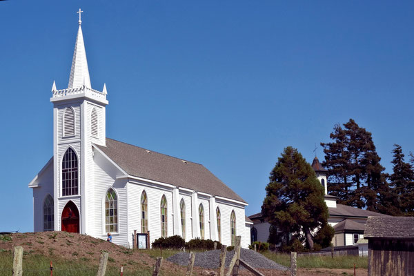 Die St. Teresa's Church unmittelbar vor dem Schoolhouse ist ebenfalls noch unverändert zu bewundern.