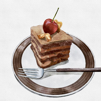 ケーキ　イラスト