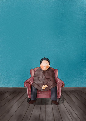 探偵　イラスト