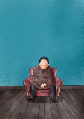 探偵　イラスト