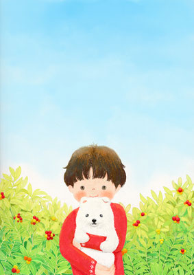 ぼくとわんこ２　イラスト