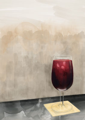 ぶどうジュース　イラスト