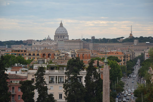 Veduta dalla terrazza del Pincio