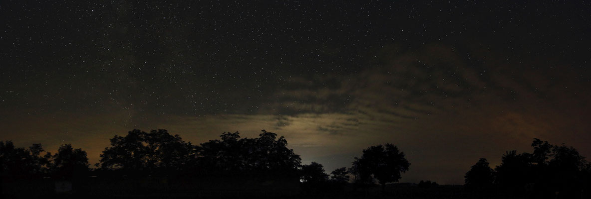 wie so oft , aufziehende Wolken ,das Ende für die Astrofotografen 