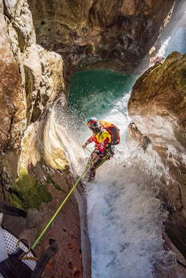 Aquatische Schluchten in Slovenien