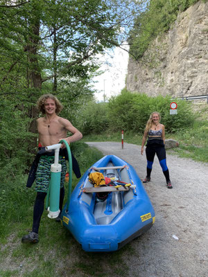 Vorbereitungen für die Tour