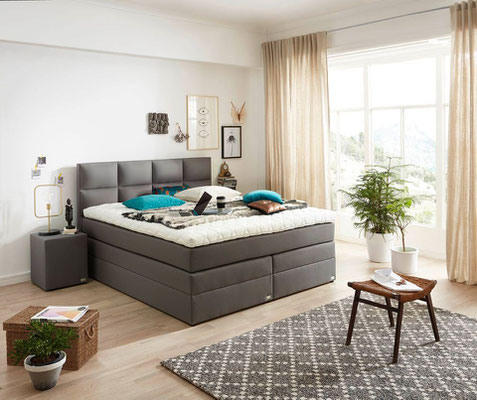WELCON Rockstar Boxspringbett mit Bettkasten und Stauraum