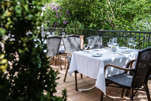 Schillerhainer Stuben, kulinarisches genießen, Terrasse