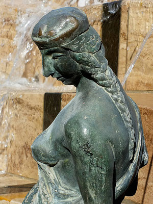 Detail Brunnen Hodscha Nasreddin, Halle-Neustadt