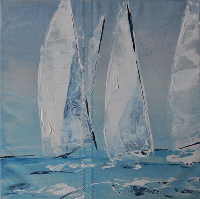 Maritime Kunst in Segelbildern dargestellt - Malerei in Acryl