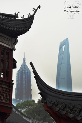 Jin Mao Tower und Shanghai World Financial Center ("Flaschenöffner")