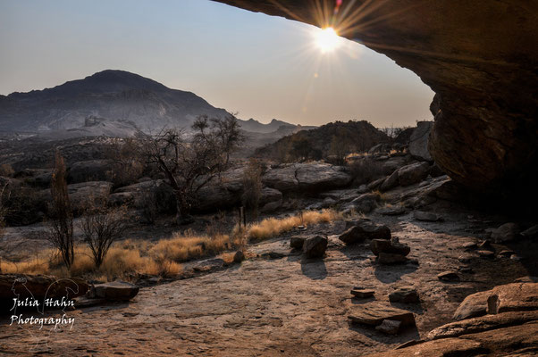 Sonnenaufgang an der Phillips-Höhle