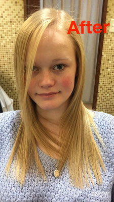 Keratin treatment blonde hair shop
