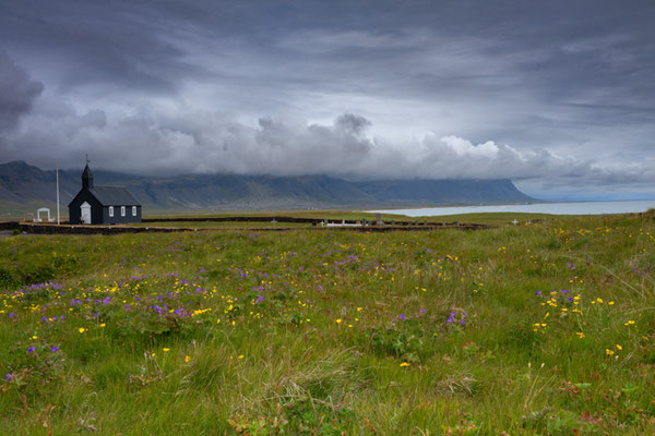 Budakirkja (black church) in Iceland