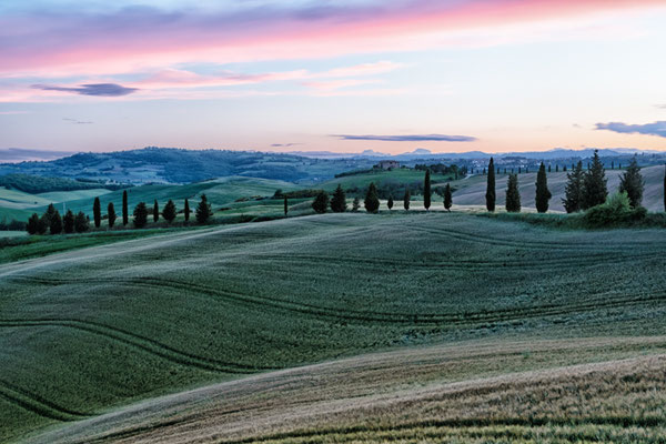 Nearby Pienza in Tuscany, Italy