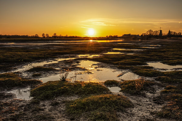 Sunset at Gorinchem, the Netherlands