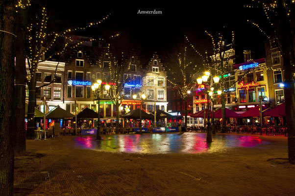 Leidse plein Leidse square Amsterdam The Netherlands Cityscape