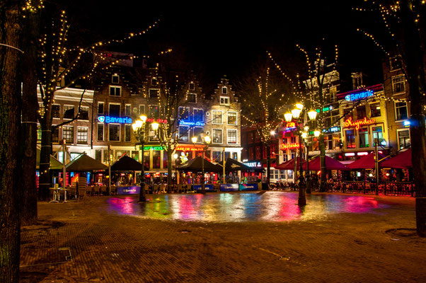 Cityscape Leidseplein(square), Amsterdam, the Netherlands