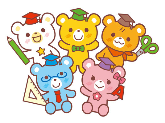 Gakken　学研頭脳開発　キャラクター　まなくまくん