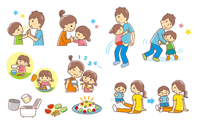 ひかりのくに　親子カット