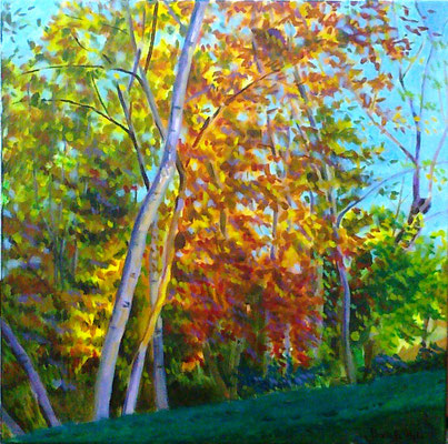 La llegada del otoño-Oleo sobre lienzo/The arrival of autumn-Oil on canvas