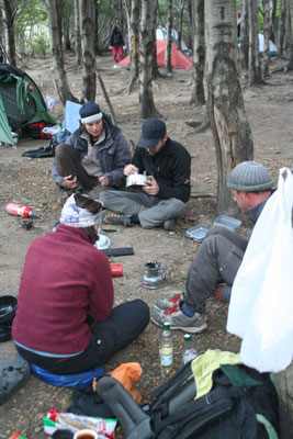 Astrid, Renata, Jürgen and Mewes - Torres del Paine National Park