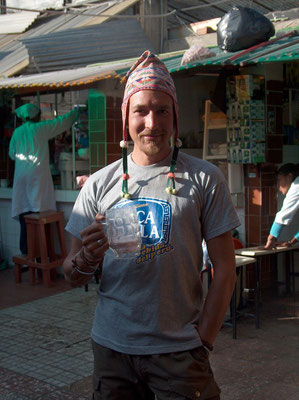 Me at Mercado Lanza - La Paz