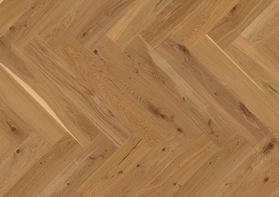 Boen Parkett Fischgrät 90° Nut/Feder Eiche Vivo Mattlack 10,5x137x790mm