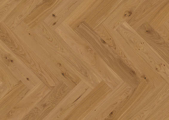 Boen Parkett Fischgrät 90° Nut/Feder Eiche Animoso Naturöl oder Mattlack 10,5x137x790mm