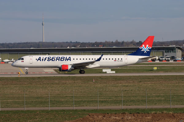 YU-ATB, Embraer ERJ-195-200LR, Air Serbia, 30.03.2025, Peter Lutz