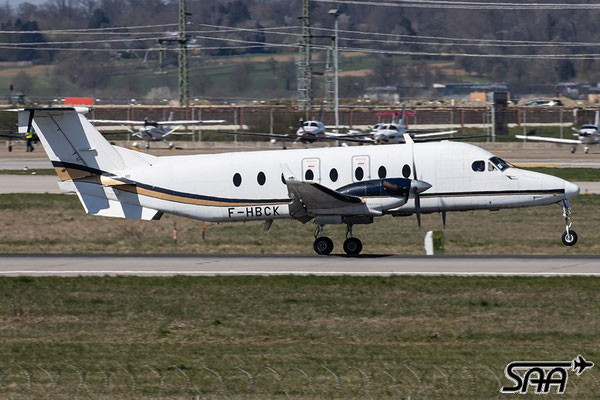 F-HBCK, Beechcraft 1900D, Chalair, 04.04.2025, Lutz Lehmann